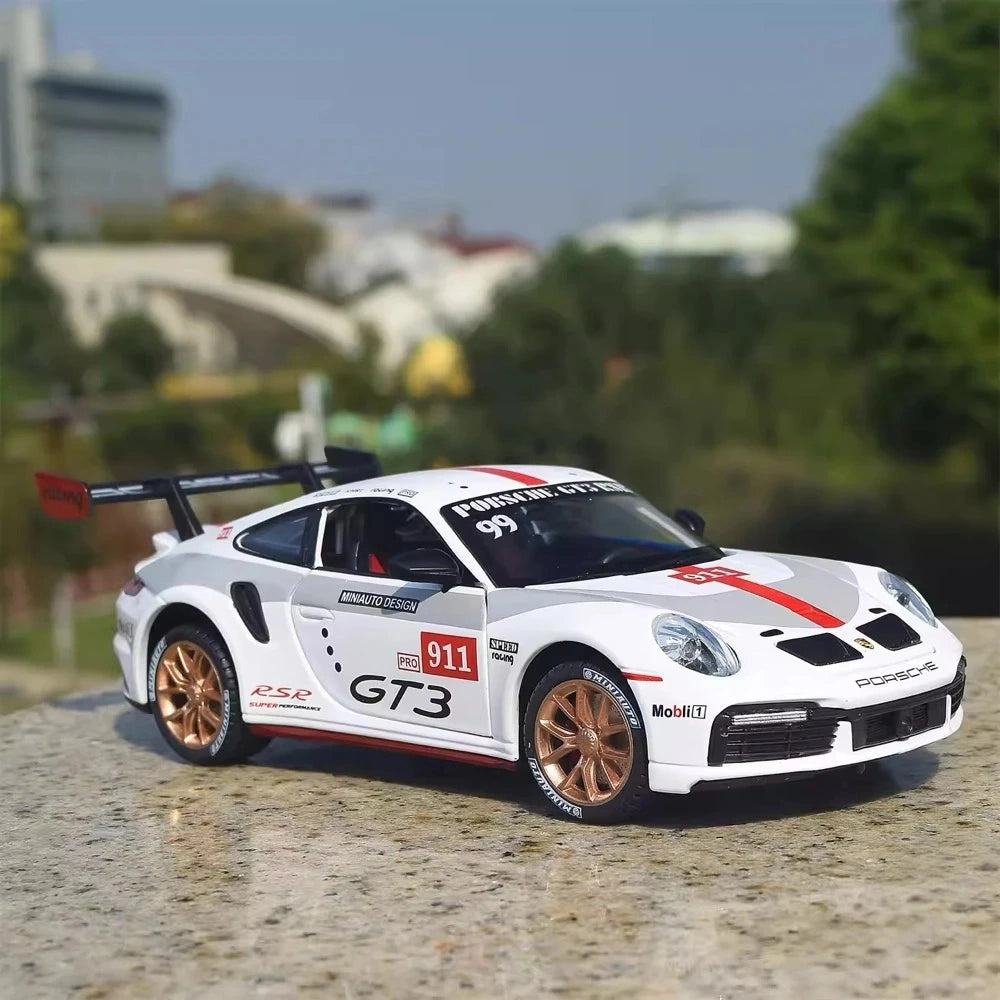 [TOY] 1:24 Porsche 2021 911 GT3 RSR Model Car Die-Cast