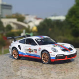 [TOY] 1:24 Porsche 2021 911 GT3 RSR Martini Model Car Die-Cast