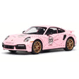 [TOY] 1:24 Porsche 2021 911 Turbo S Pink Pig Model Car Die-Cast