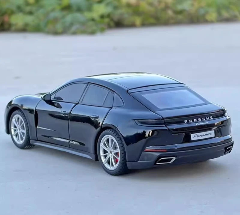 [TOY] 1:24 Porsche 2024 Panamera Black Model Car Die-Cast