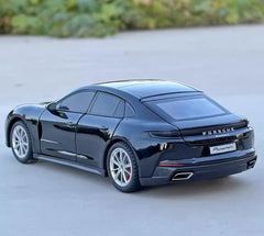 [TOY] 1:24 Porsche 2024 Panamera Black Model Car Die-Cast
