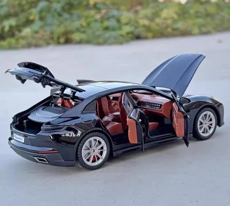 [TOY] 1:24 Porsche 2024 Panamera Black Model Car Die-Cast