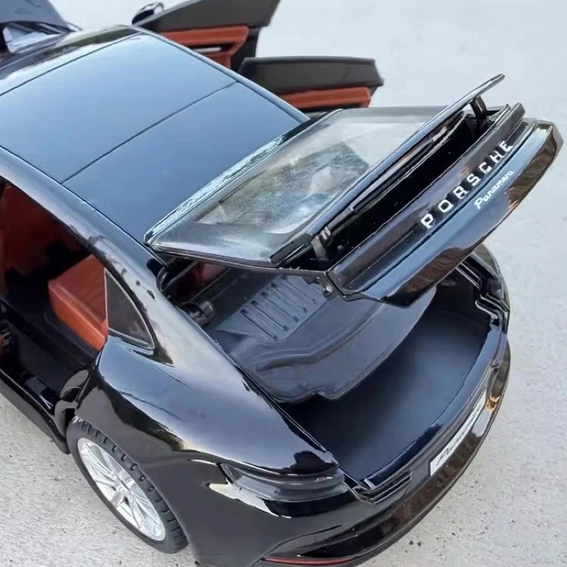 [TOY] 1:24 Porsche 2024 Panamera Black Model Car Die-Cast