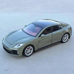 [TOY] 1:24 Porsche 2024 Panamera Green Model Car Die-Cast