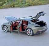 [TOY] 1:24 Porsche 2024 Panamera Green Model Car Die-Cast
