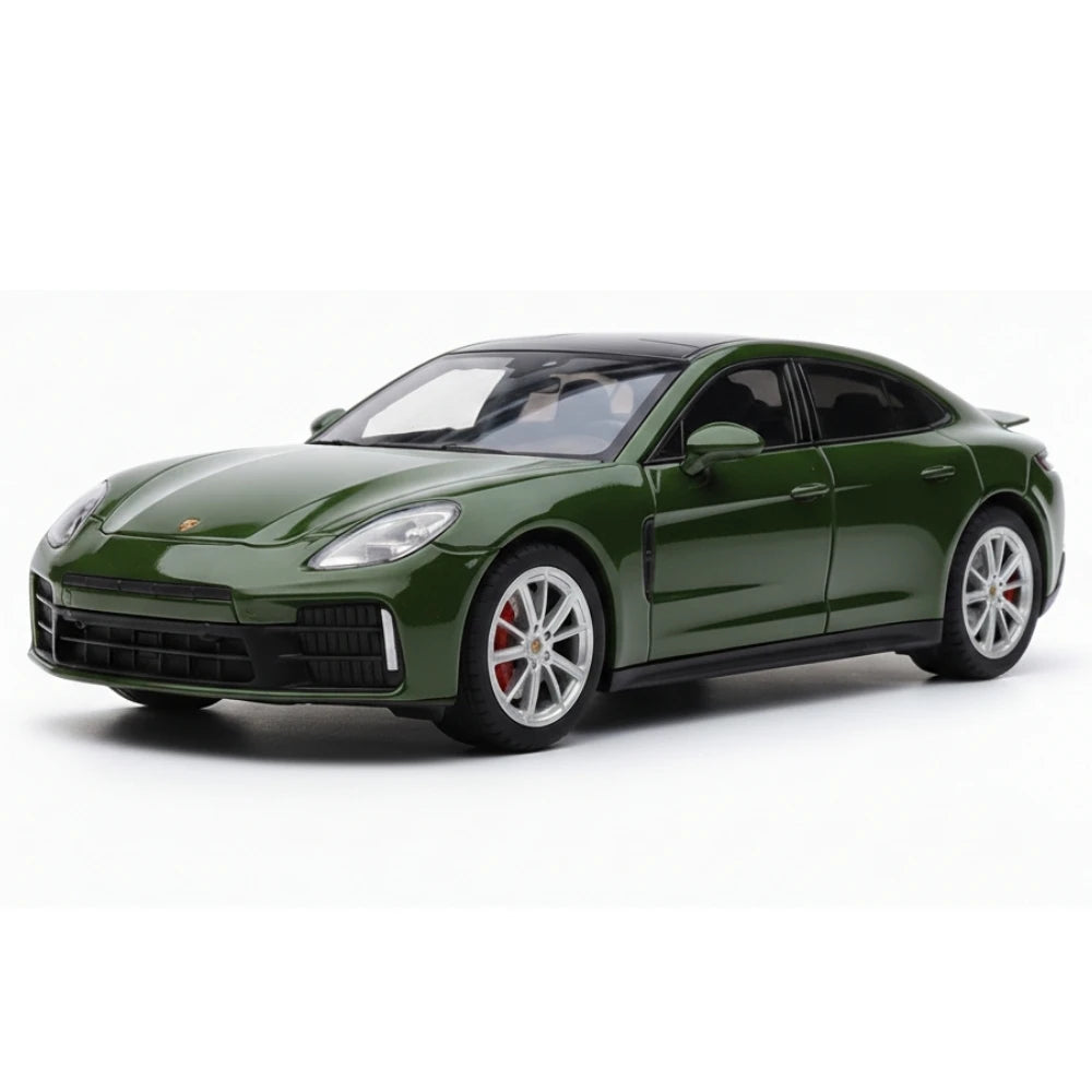 [TOY] 1:24 Porsche 2024 Panamera Green Model Car Die-Cast