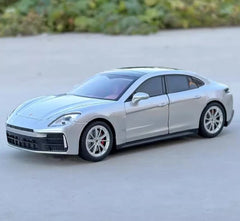 [TOY] 1:24 Porsche 2024 Panamera Silver Model Car Die-Cast