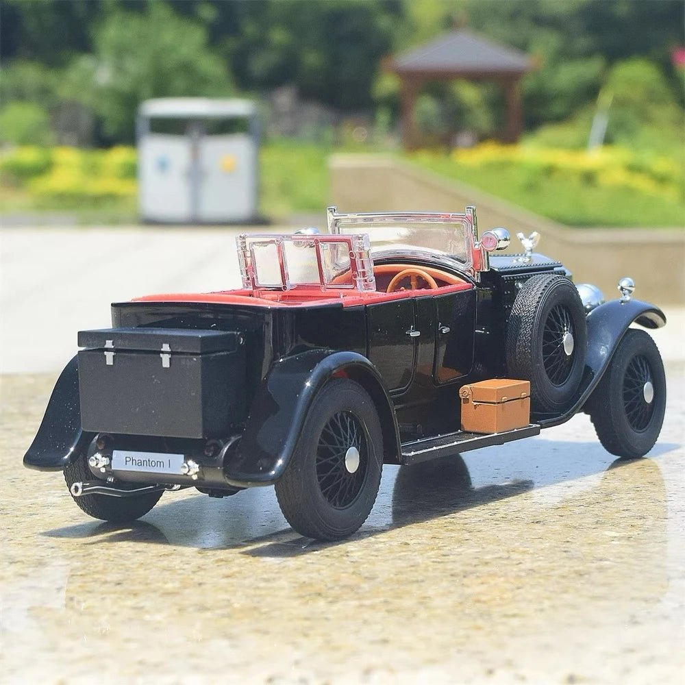 [TOY] 1:24 Rolls-Royce 1925 Phantom I Black Model Car Die-Cast