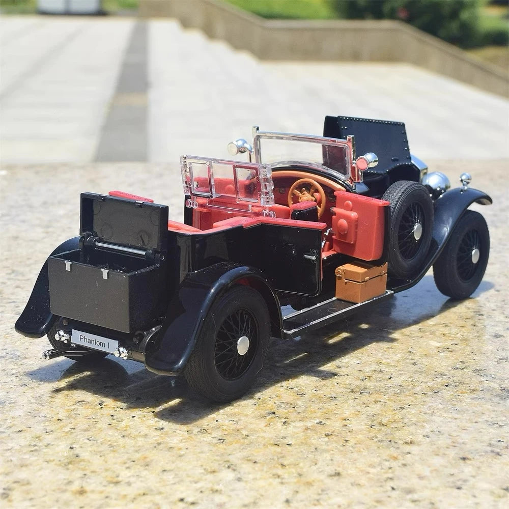 [TOY] 1:24 Rolls-Royce 1925 Phantom I Black Model Car Die-Cast