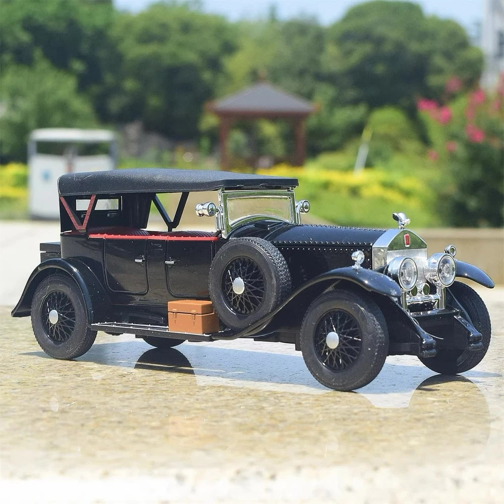 [TOY] 1:24 Rolls-Royce 1925 Phantom I Black Model Car Die-Cast