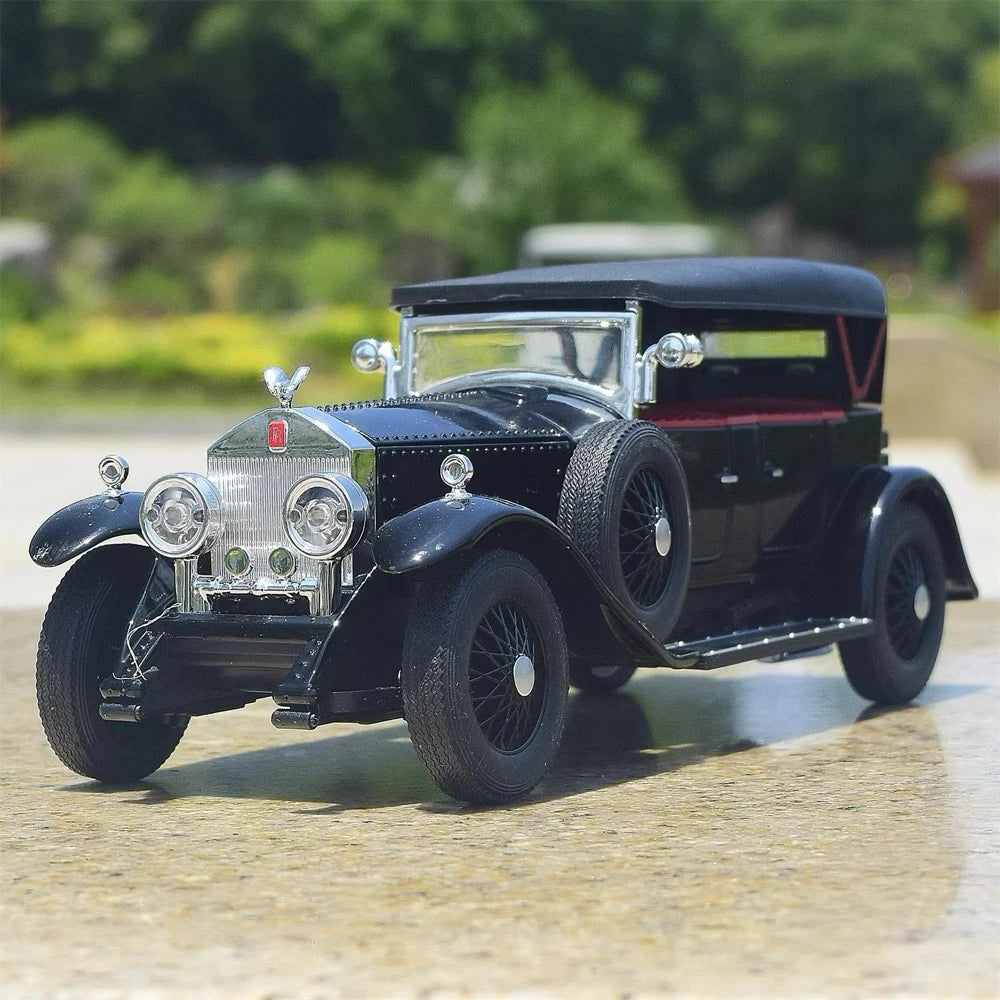 [TOY] 1:24 Rolls-Royce 1925 Phantom I Black Model Car Die-Cast
