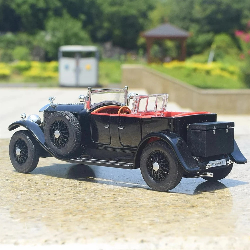 [TOY] 1:24 Rolls-Royce 1925 Phantom I Black Model Car Die-Cast