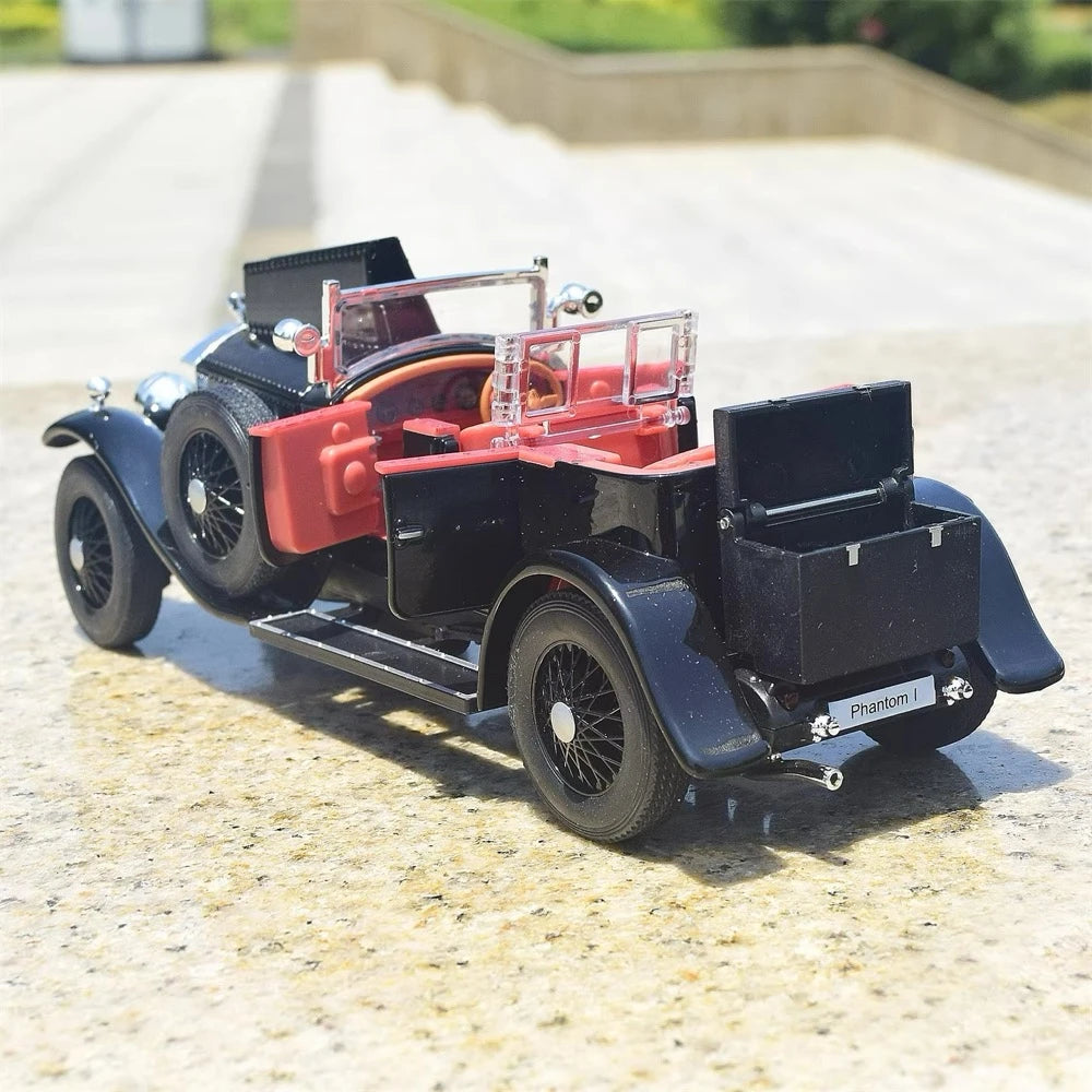 [TOY] 1:24 Rolls-Royce 1925 Phantom I Black Model Car Die-Cast