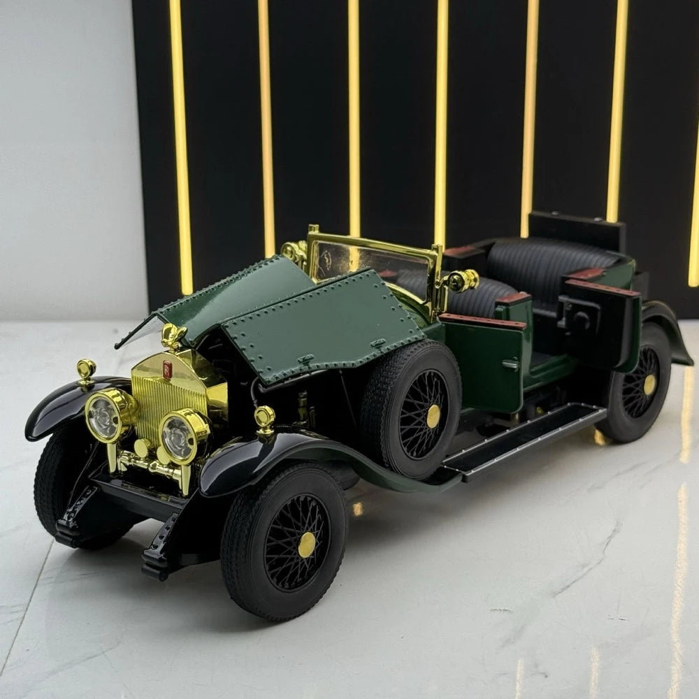 [TOY] 1:24 Rolls-Royce 1925 Phantom I Green Model Car Die-Cast