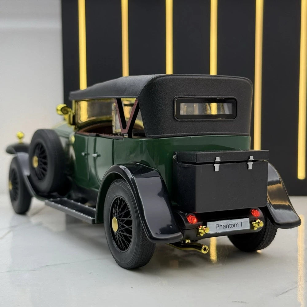 [TOY] 1:24 Rolls-Royce 1925 Phantom I Green Model Car Die-Cast