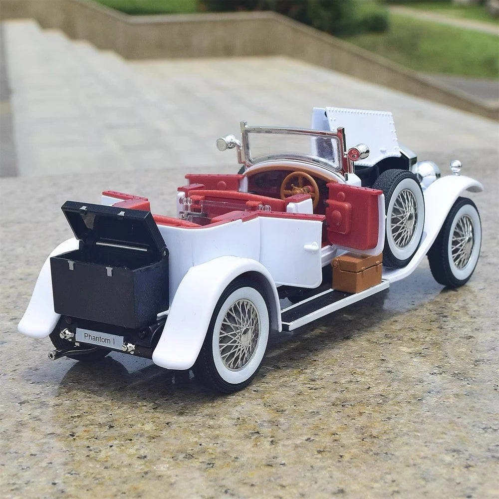 [TOY] 1:24 Rolls-Royce 1925 Phantom I White Model Car Die-Cast
