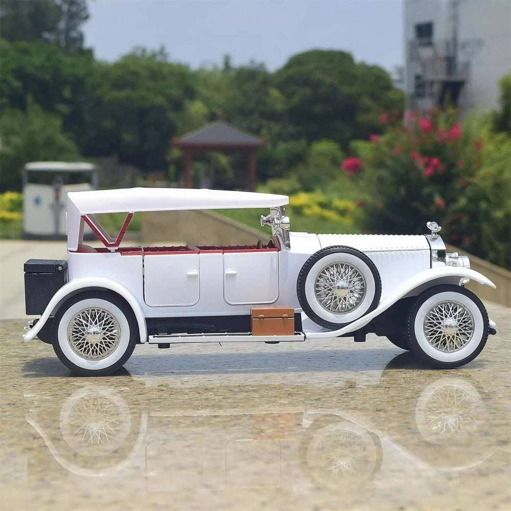 [TOY] 1:24 Rolls-Royce 1925 Phantom I White Model Car Die-Cast