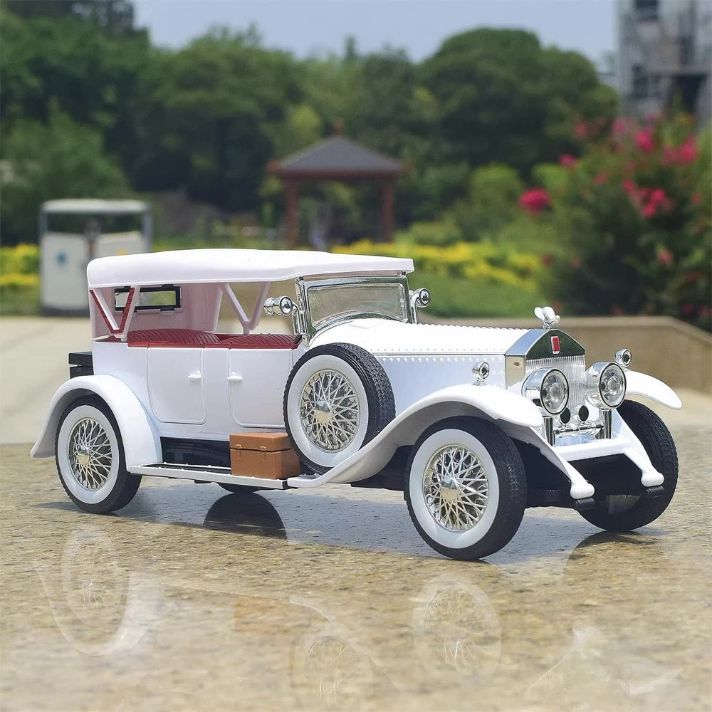 [TOY] 1:24 Rolls-Royce 1925 Phantom I White Model Car Die-Cast
