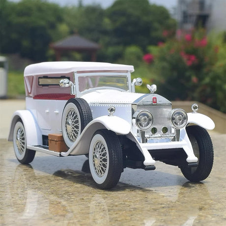 [TOY] 1:24 Rolls-Royce 1925 Phantom I White Model Car Die-Cast