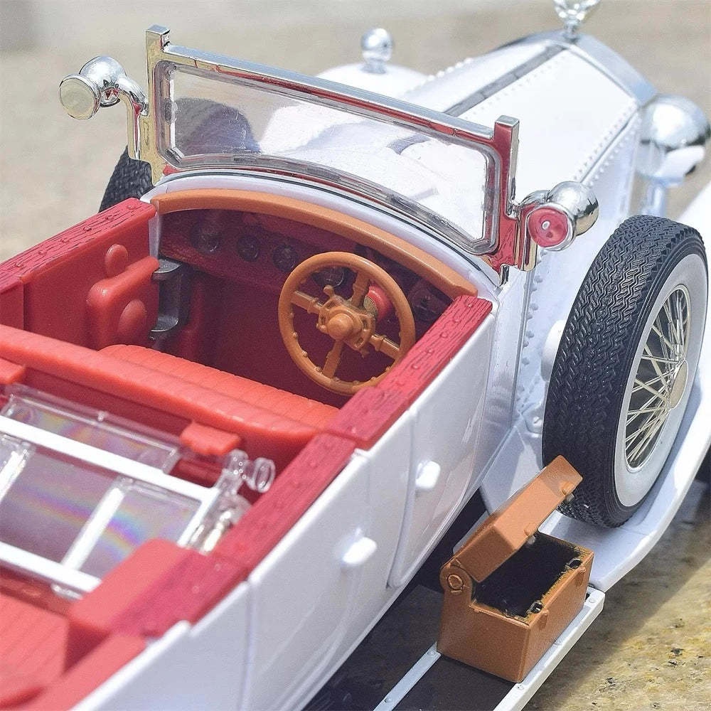 [TOY] 1:24 Rolls-Royce 1925 Phantom I White Model Car Die-Cast
