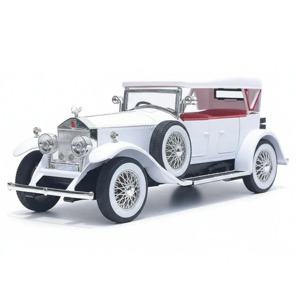 [TOY] 1:24 Rolls-Royce 1925 Phantom I White Model Car Die-Cast