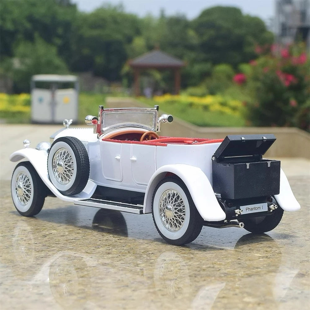[TOY] 1:24 Rolls-Royce 1925 Phantom I White Model Car Die-Cast