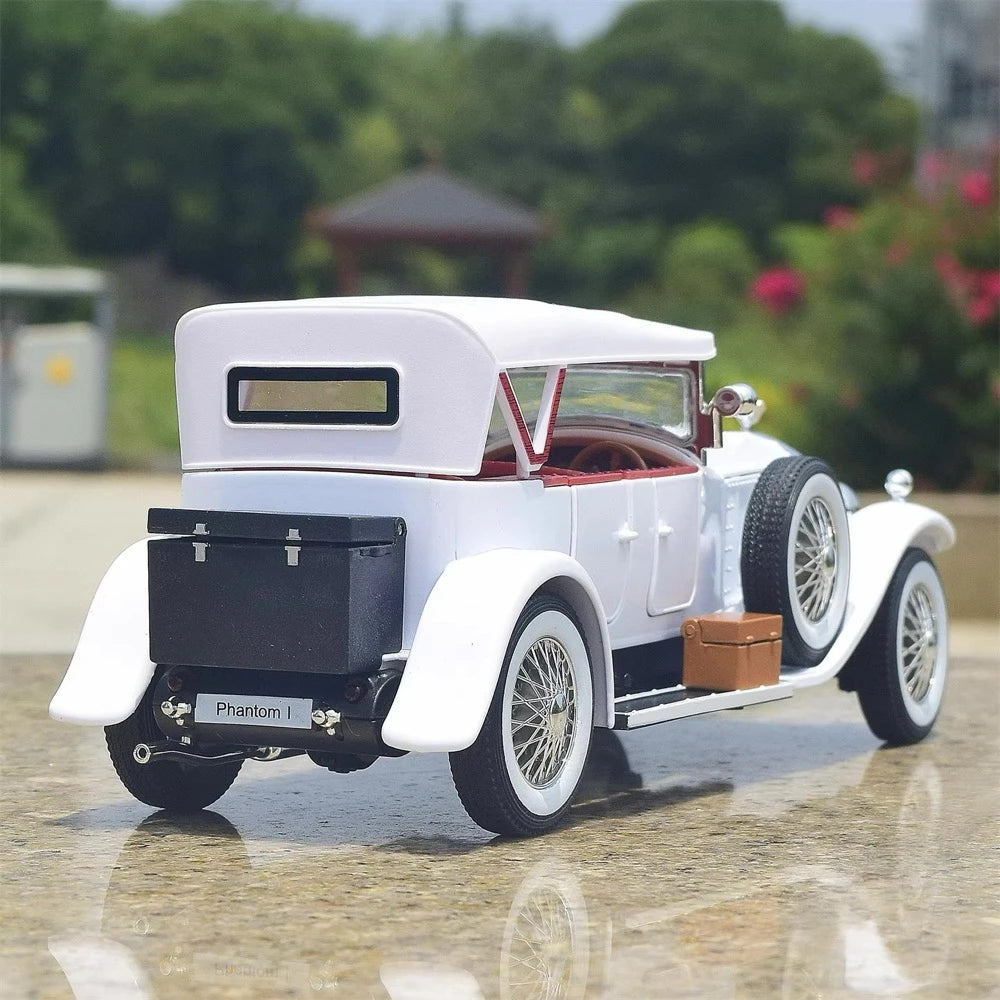 [TOY] 1:24 Rolls-Royce 1925 Phantom I White Model Car Die-Cast