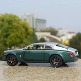 [TOY] 1:24 Rolls-Royce 2013 Wraith vihreä pienoismalli Die-Cast