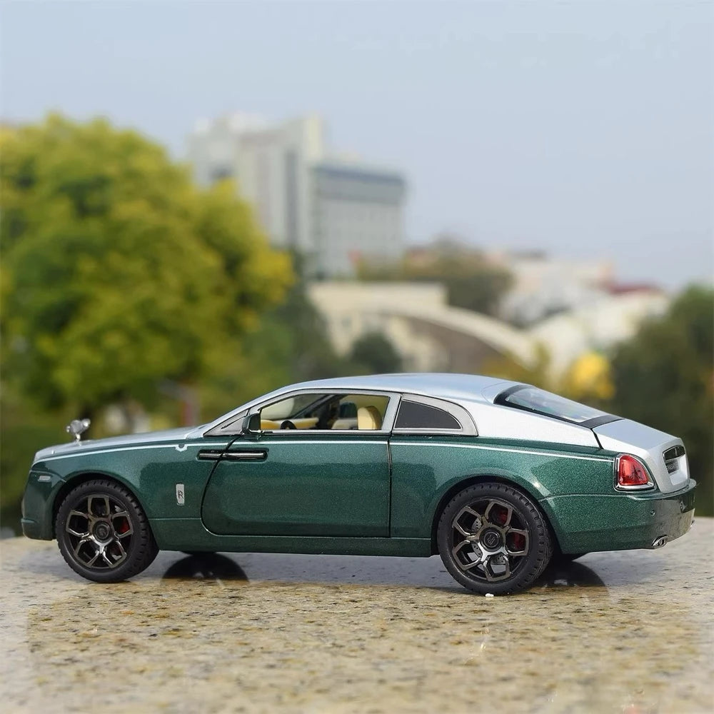 [TOY] 1:24 Rolls-Royce 2013 Wraith Green Model Car Die-Cast