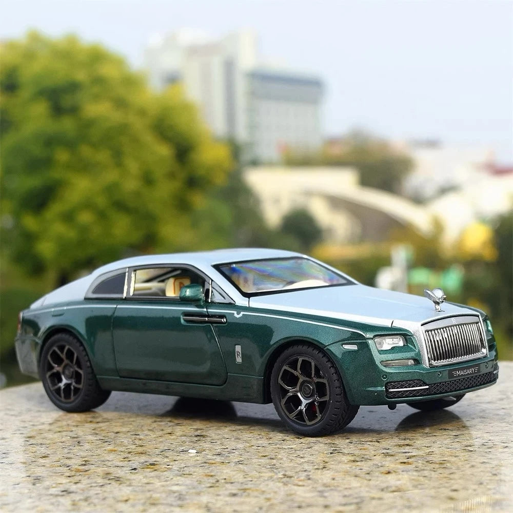 [TOY] 1:24 Rolls-Royce 2013 Wraith Green Model Car Die-Cast