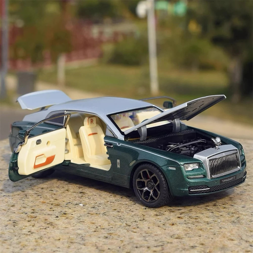 [TOY] 1:24 Rolls-Royce 2013 Wraith Green Model Car Die-Cast