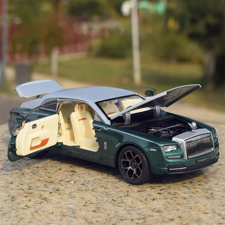 [TOY] 1:24 Rolls-Royce 2013 Wraith vihreä pienoismalli Die-Cast