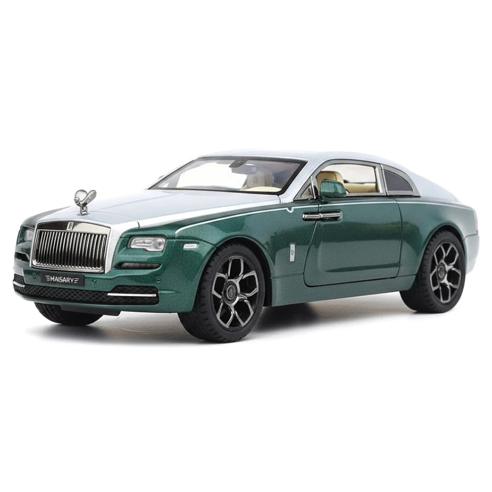 [TOY] 1:24 Rolls-Royce 2013 Wraith Green Model Car Die-Cast