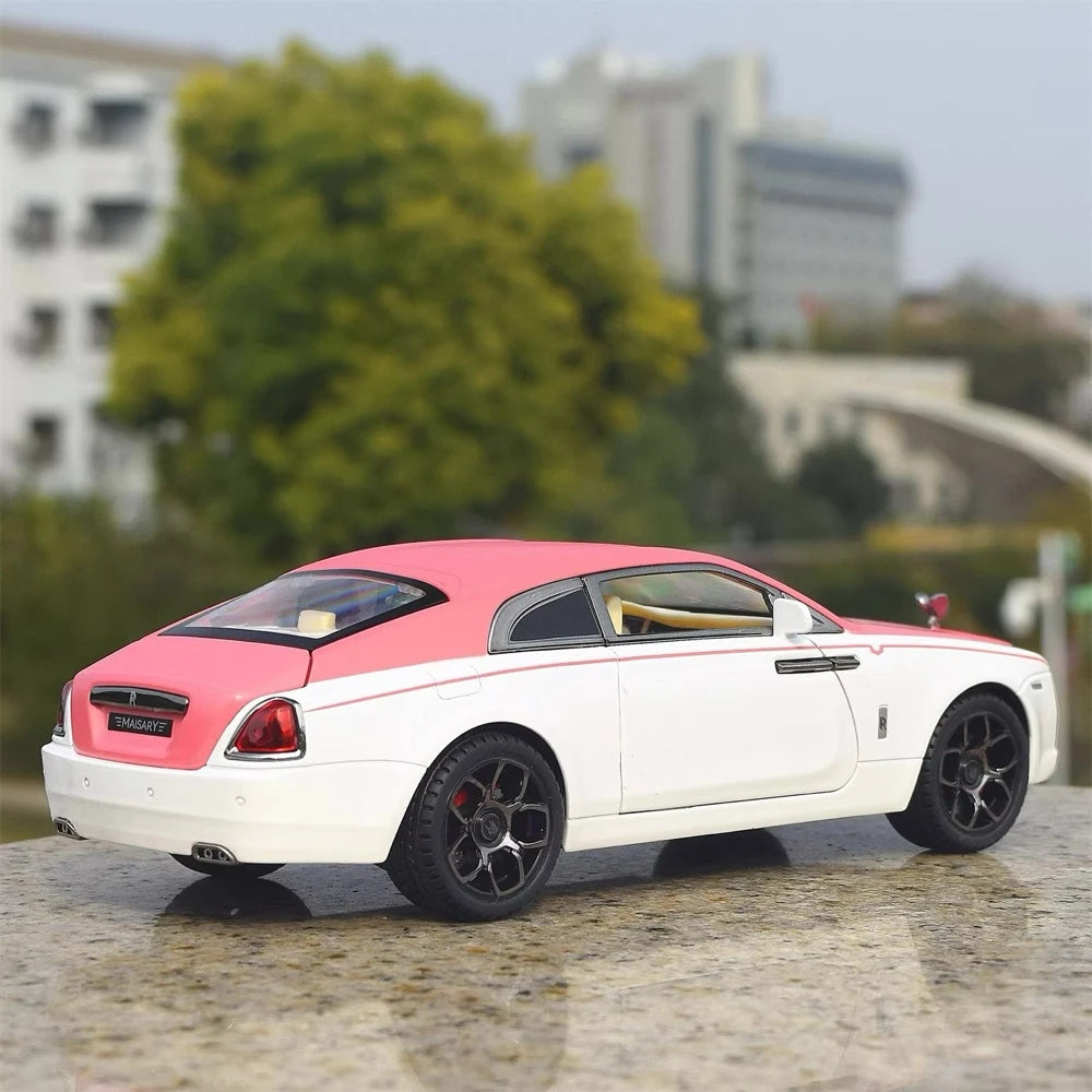[TOY] 1:24 Rolls-Royce 2013 Wraith Pink Model Car Die-Cast