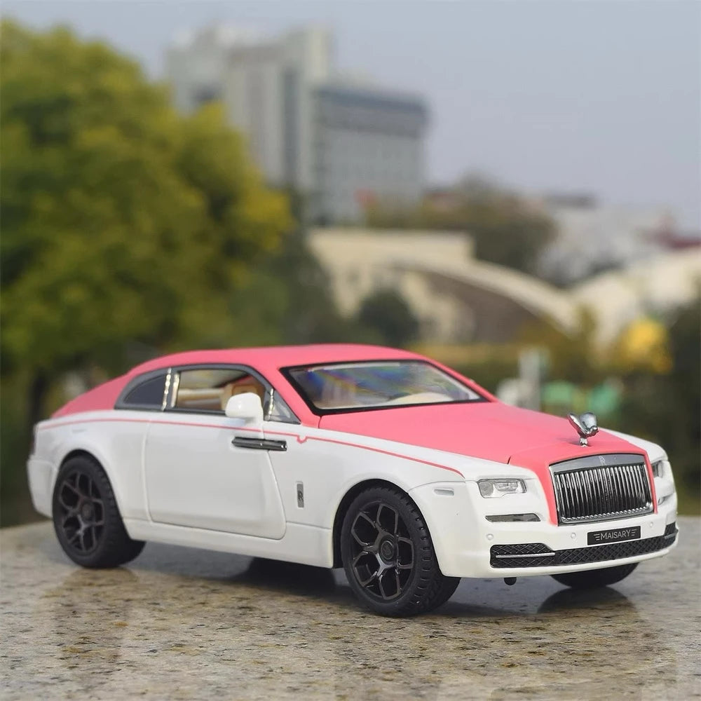 [TOY] 1:24 Rolls-Royce 2013 Wraith Pink Model Car Die-Cast