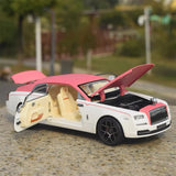 [TOY] 1:24 Rolls-Royce 2013 Wraith roze modelauto Die-Cast
