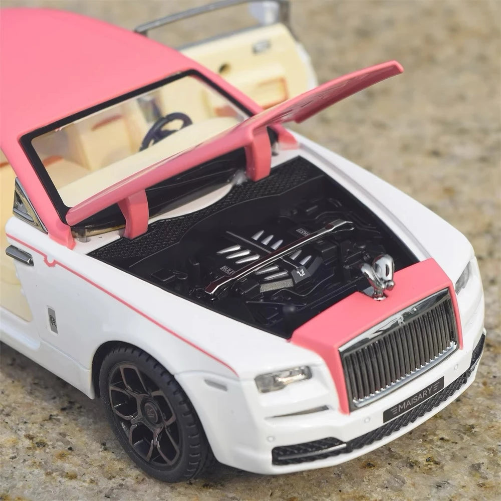 [TOY] 1:24 Rolls-Royce 2013 Wraith Pink Model Car Die-Cast