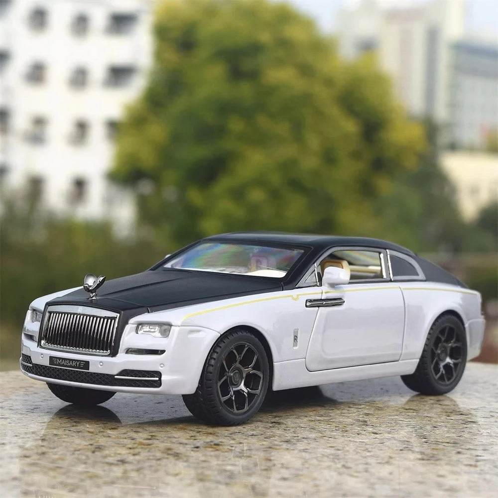 [TOY] 1:24 Rolls-Royce 2013 Wraith ホワイト モデルカー Die-Cast