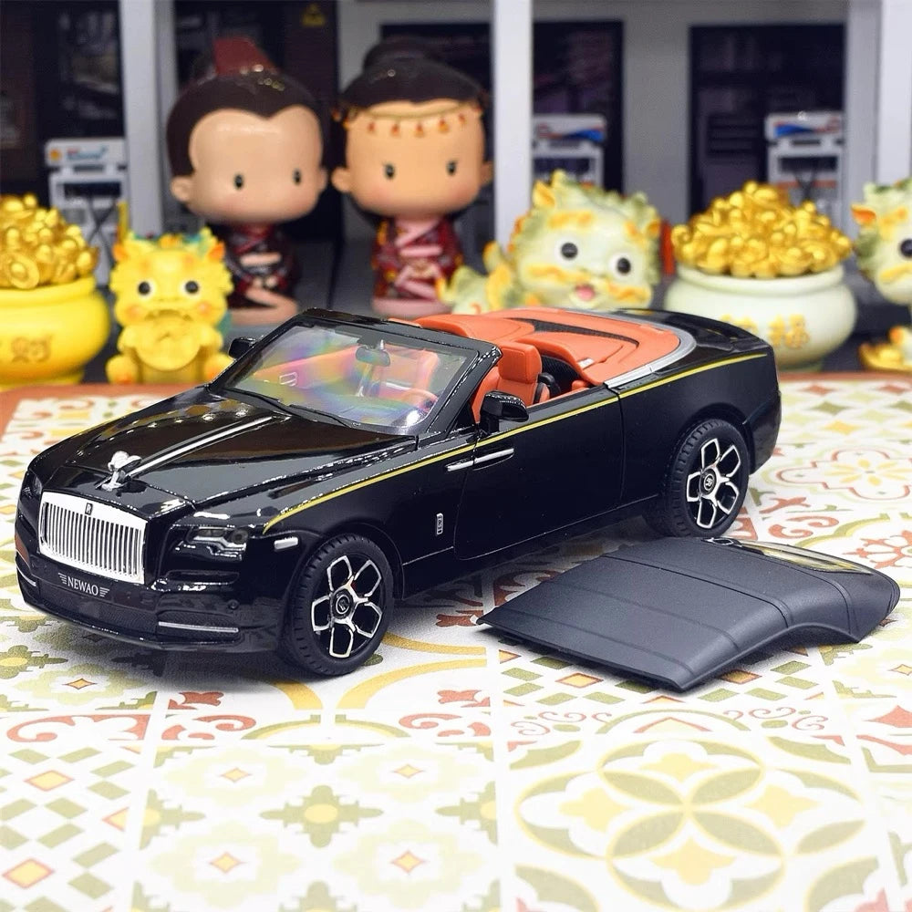[TOY] 1:24 Rolls-Royce 2015 Dawn Black Model Car Die-Cast