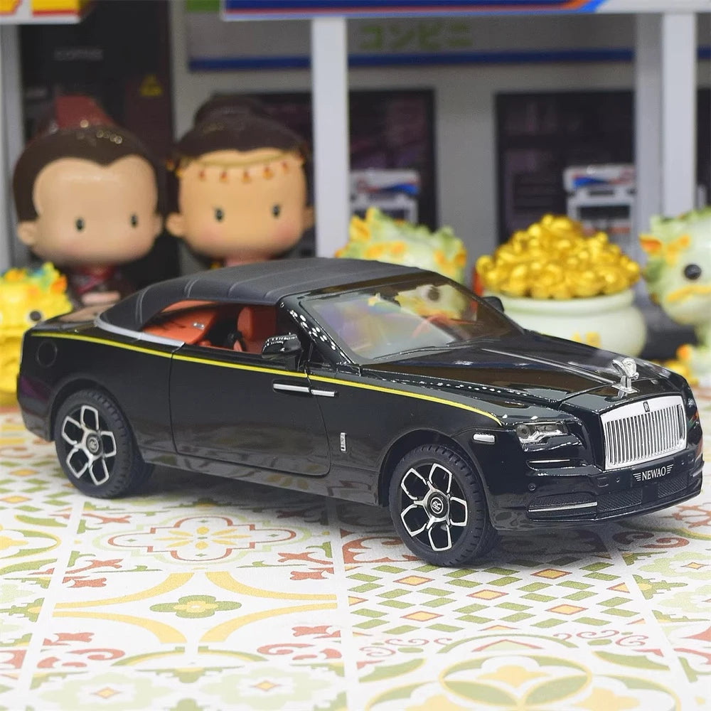 [TOY] 1:24 Rolls-Royce 2015 Dawn Black Model Car Die-Cast
