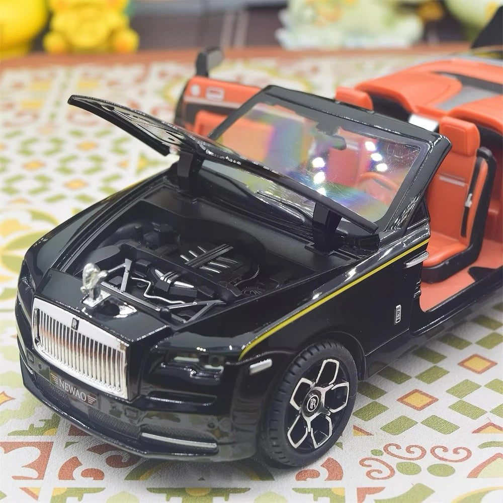 [TOY] 1:24 Rolls-Royce 2015 Dawn Black Model Car Die-Cast