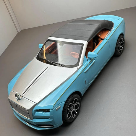 [TOY] 1:24 Rolls-Royce 2015 Dawn Blue Model Car Die-Cast