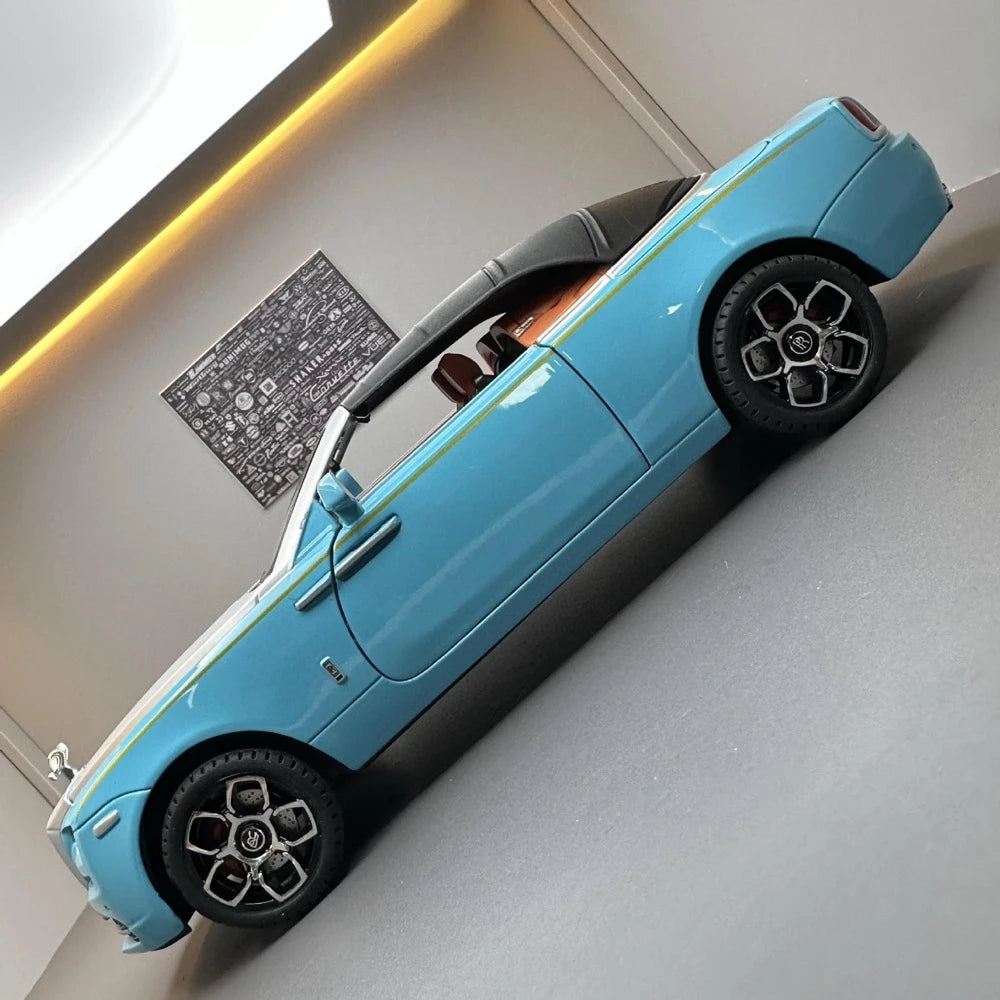 [TOY] 1:24 Rolls-Royce 2015 Dawn ブルー モデルカー Die-Cast