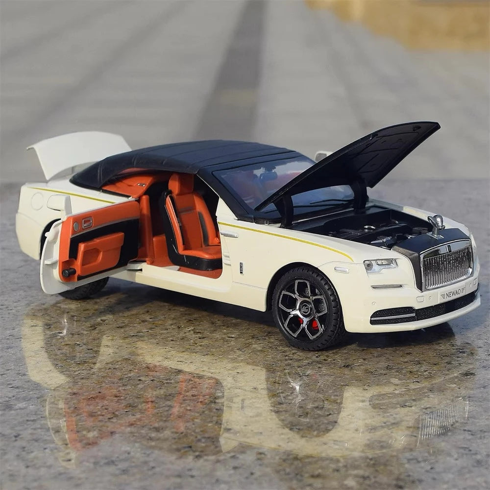 [TOY] 1:24 Rolls-Royce 2015 Dawn White Model Car Die-Cast