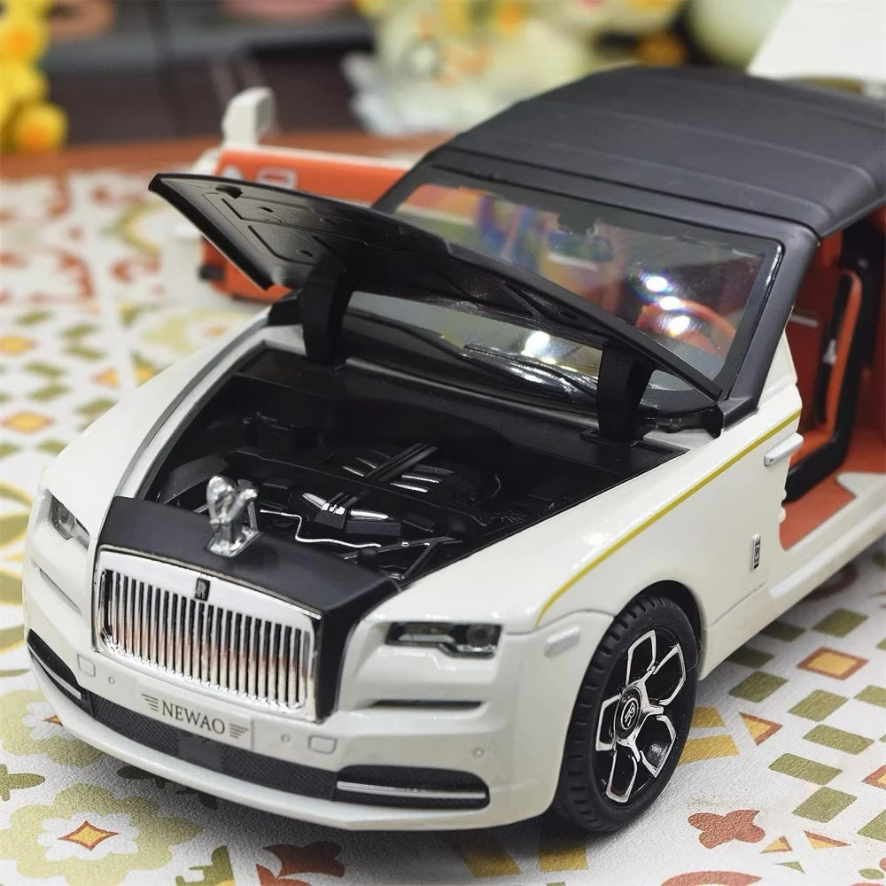 [TOY] 1:24 Rolls-Royce 2015 Dawn White Model Car Die-Cast