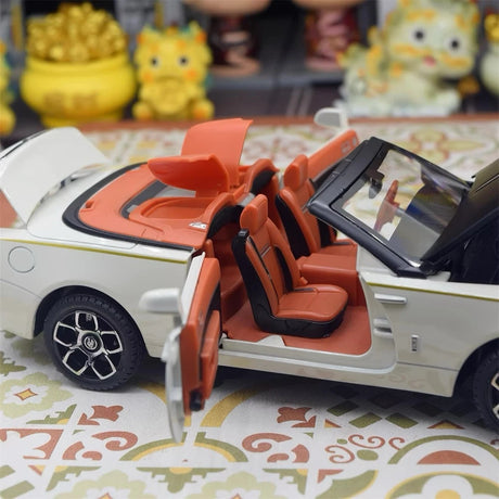 [TOY] 1:24 Rolls-Royce 2015 Dawn White Model Car Die-Cast