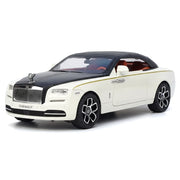 Rolls-Royce 2015 Dawn blanco 1:24 – coche a escala de metal fundido para exposición
