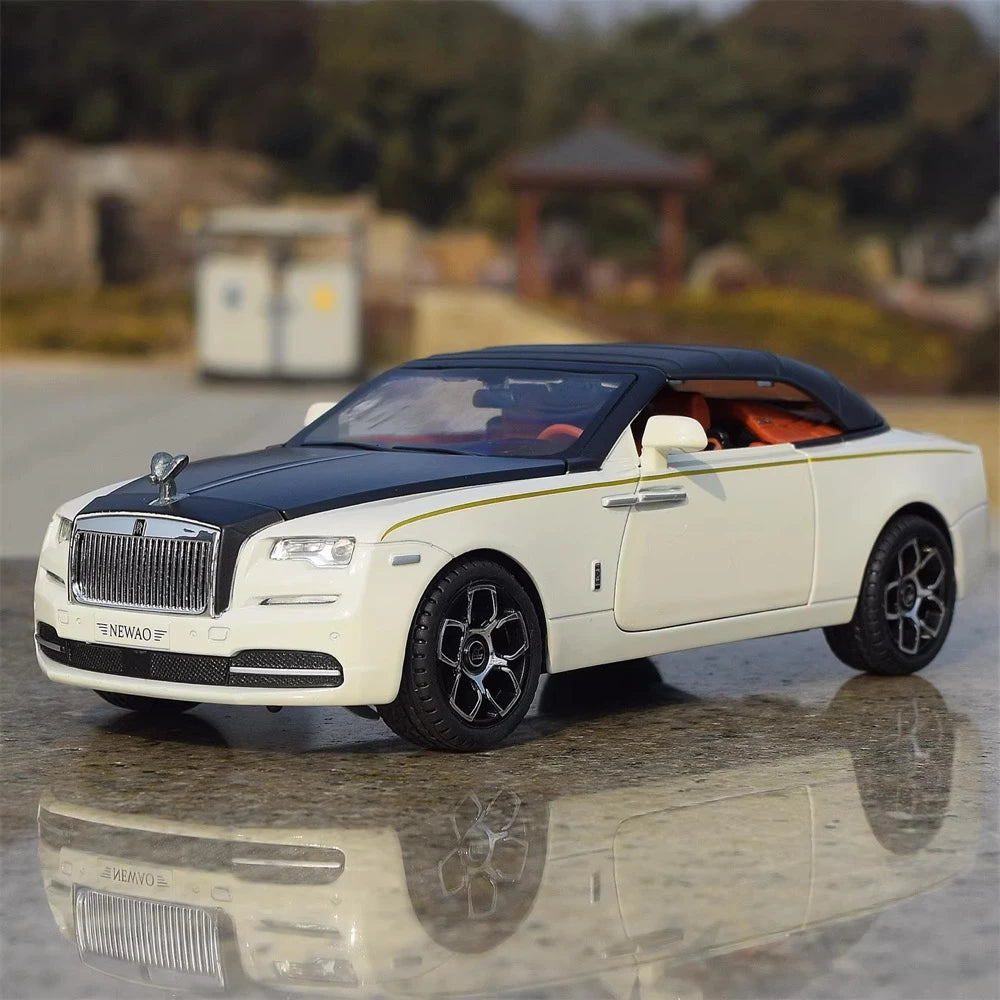 [TOY] 1:24 Rolls-Royce 2015 Dawn White Model Car Die-Cast