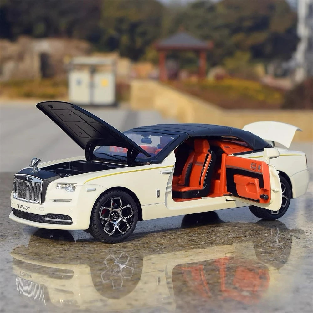 [TOY] 1:24 Rolls-Royce 2015 Dawn White Model Car Die-Cast