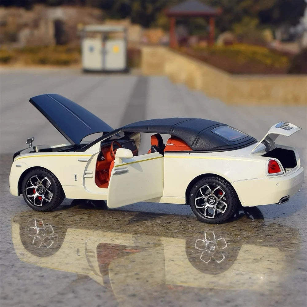 [TOY] 1:24 Rolls-Royce 2015 Dawn White Model Car Die-Cast